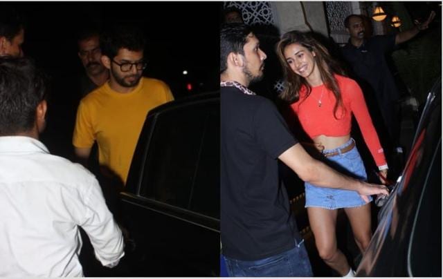 Disha Patani dines with Aditya Thackeray, Malaika Arora and Janhvi ...