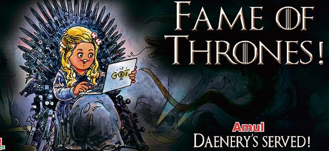 A nod to the insanely popular Game of Throne TV show. (Courtesy da Cunha Communications) A nod to the insanely popular Game of Throne TV show. (Courtesy da Cunha Communications)