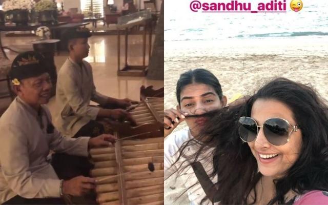 Vidya Balan shared pictures from her Bali vacation on Instagram.