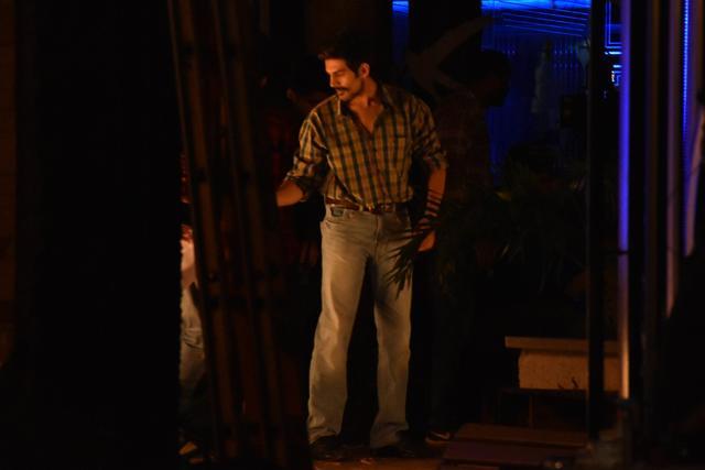 Kartik Aaryan on sets of Love Aaj Kal 2.