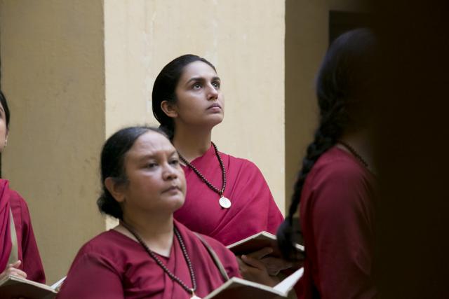 Huma Qureshi in a still from Netflix’s Leila. (Netflix) Huma Qureshi in a still from Netflix’s Leila. (Netflix)
