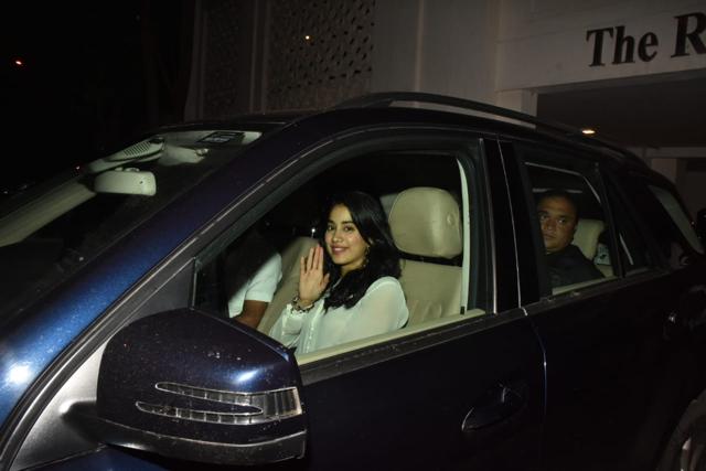 Janhvi Kapoor at the party. Janhvi Kapoor at the party.