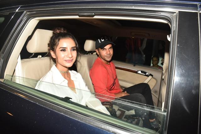 Patralekha and Rajkummar Rao at Karan Johar’s party. Patralekha and Rajkummar Rao at Karan Johar’s party.
