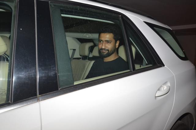 Vicky Kaushal at the party. Vicky Kaushal at the party.
