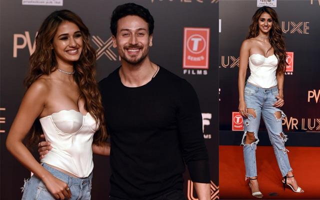 Disha Patani and Tiger Shroff at the premiere of Bharat in Mumbai. (AFP) Disha Patani and Tiger Shroff at the premiere of Bharat in Mumbai. (AFP)