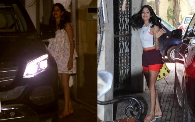 Janhvi Kapoor at Arjun Kapoor’s residence and at the gym. (Varinder Chawla) Janhvi Kapoor at Arjun Kapoor’s residence and at the gym. (Varinder Chawla)
