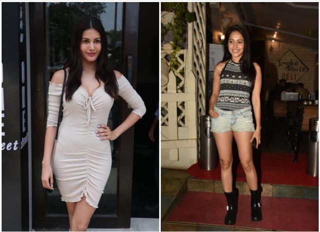 Amyra Dastur and Nushrat Barucha at their favourite restaurants.