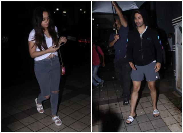 Natasha Dalal and Varun Dhawan seen together.