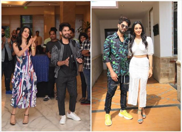 Kiara Advani and Shahid Kapoor promote Kabir Singh.
