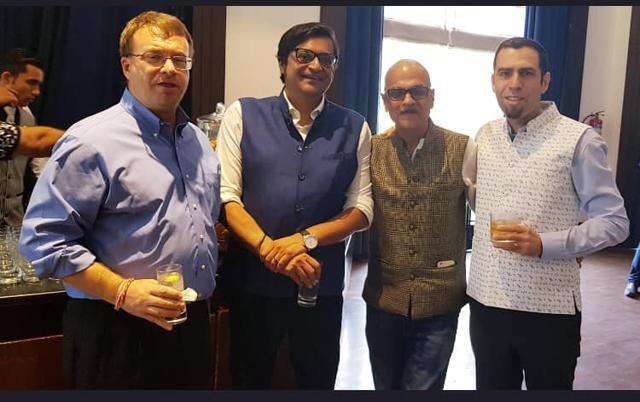 (From left) Edgard Kagan, US Consul General, Arnab Goswami, Manoj Gursahani, Chairman, US- India Investors Forum and Yaakov Finkelstein, Israel Consul General. (From left) Edgard Kagan, US Consul General, Arnab Goswami, Manoj Gursahani, Chairman, US- India Investors Forum and Yaakov Finkelstein, Israel Consul General.