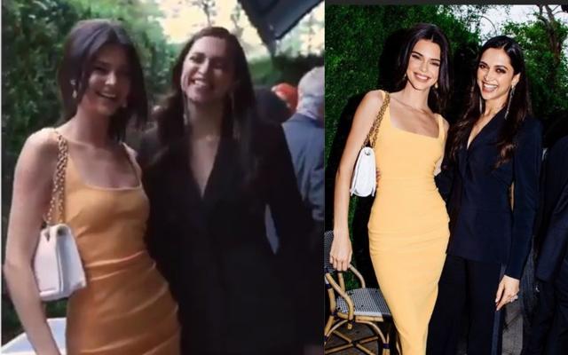 Deepika Padukone with Kendall Jenner in New York. Deepika Padukone with Kendall Jenner in New York.