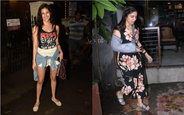 Amyra Dastur and Bhumi Pednekar spotted in Mumbai. (Varinder Chawla)