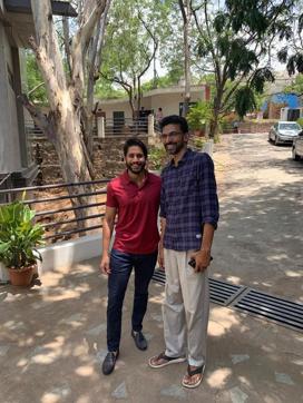 Naga Chaitanya with director Sekhar Kammula. Naga Chaitanya with director Sekhar Kammula.