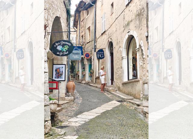 A snapshot of the charming cobbled streets of Le Suquet, the old town in Cannes (Sanjeev Bijli) A snapshot of the charming cobbled streets of Le Suquet, the old town in Cannes (Sanjeev Bijli)