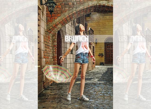 T-shirt, Only; Denim shorts, H&M; sneakers, Adidas Superstars; watch, Swatch; umbrella, United Colors of Benetton (Shivamm Paathak) T-shirt, Only; Denim shorts, H&M; sneakers, Adidas Superstars; watch, Swatch; umbrella, United Colors of Benetton (Shivamm Paathak)