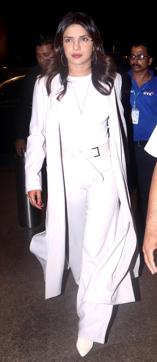 Priyanka Chopra Jonas goes all white.