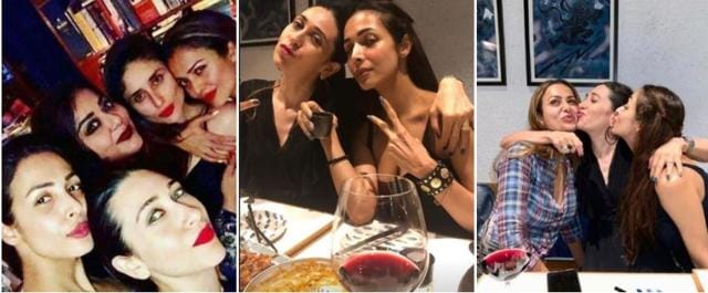 Karisma Kapoor celebrated her birthday with her friends.