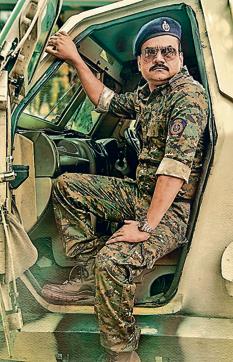 Actor Mangesh in a still from Lal Batti