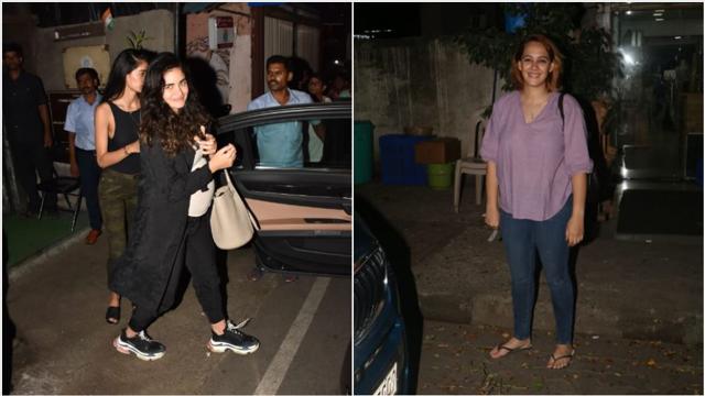 Gabriella Demetriades and Hazel Keech spotted at Mumbai restaurants.