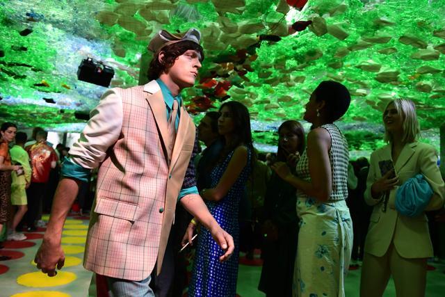 A model presents a creation for fashion house Marni during the presentation of its men's spring/summer 2020 fashion collection in Milan. (AFP) A model presents a creation for fashion house Marni during the presentation of its men's spring/summer 2020 fashion collection in Milan. (AFP)