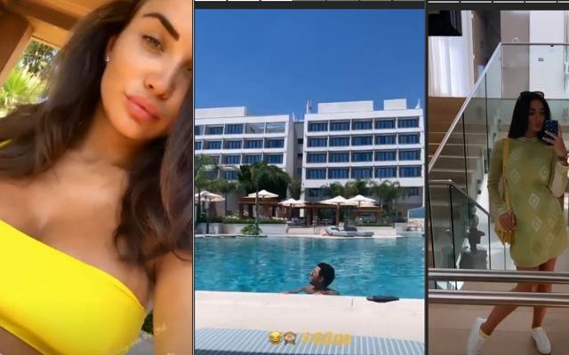 Amy Jackson shared pics from their vacation on Instagram. (Instagram) Amy Jackson shared pics from their vacation on Instagram. (Instagram)