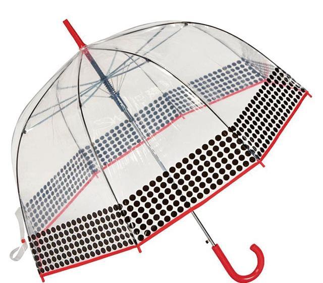 Add a touch of funk to your monsoon look with transparent bubble umbrellas. (iStock) Add a touch of funk to your monsoon look with transparent bubble umbrellas. (iStock)