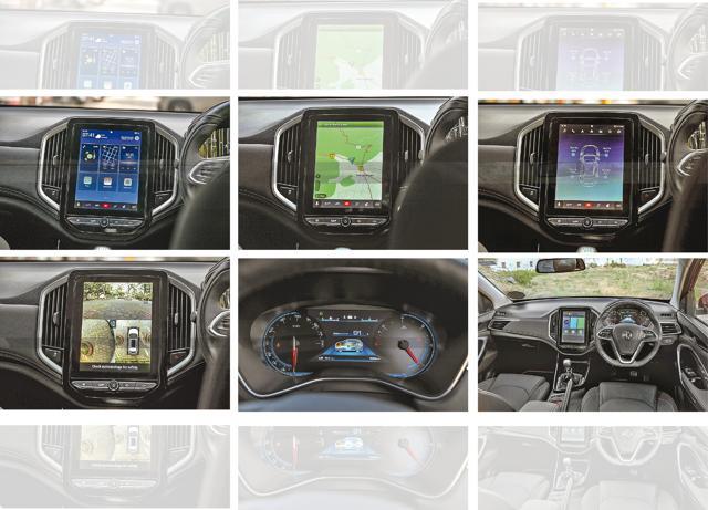 The car’s functions and apps range from a 360-degree camera to on-board navigation and the Gaana app The car’s functions and apps range from a 360-degree camera to on-board navigation and the Gaana app