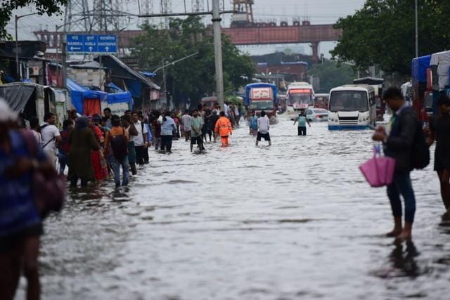 The rains have wreaked havoc claiming lives and bringing the city to a near halt. (Vijayanand Gupta/HT Photo ) The rains have wreaked havoc claiming lives and bringing the city to a near halt. (Vijayanand Gupta/HT Photo )