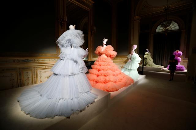 Creations are displayed during an exhibition by designer Giambattista Valli as part of his Haute Couture Fall/Winter 2019/20 collection presentation in Paris, France, July 1, 2019. REUTERS/Regis Duvignau (REUTERS) Creations are displayed during an exhibition by designer Giambattista Valli as part of his Haute Couture Fall/Winter 2019/20 collection presentation in Paris, France, July 1, 2019. REUTERS/Regis Duvignau (REUTERS)