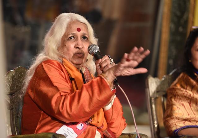 Esther David at the Jaipur Literature Festival, 2018. (Raj K Raj/HT PHOTO) Esther David at the Jaipur Literature Festival, 2018. (Raj K Raj/HT PHOTO)
