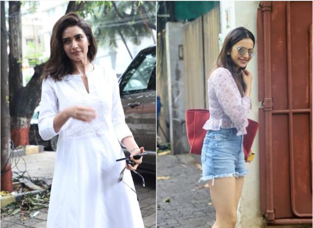 Karishma Tanna and Rakul Preet Singh make a stylish statement.