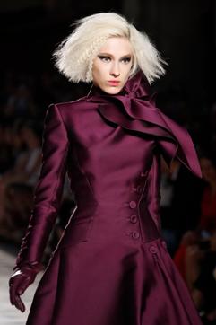 A model presents a creation by Julien Fournie during the Women's Fall-Winter 2019/2020 Haute Couture collection fashion show in Paris, on July 2, 2019. (Photo by FRANCOIS GUILLOT / AFP) (AFP)