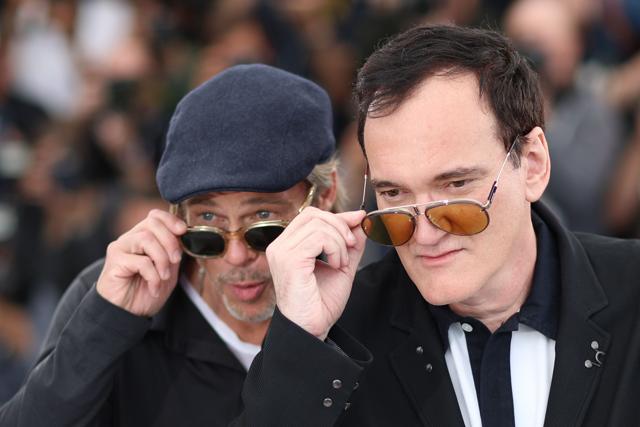 Actor Brad Pitt (L) and US film director Quentin Tarantino pose during a photocall for the film Once Upon a Time... in Hollywood at the 72nd edition of the Cannes Film Festival in Cannes. (AFP) Actor Brad Pitt (L) and US film director Quentin Tarantino pose during a photocall for the film Once Upon a Time... in Hollywood at the 72nd edition of the Cannes Film Festival in Cannes. (AFP)