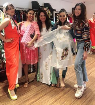 Maheka Mirpuri (extreme right) with some of the women who will be modelling this Sunday. Maheka Mirpuri (extreme right) with some of the women who will be modelling this Sunday.