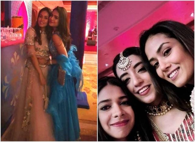 mira rajput lehenga