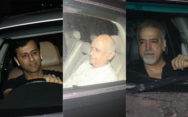 Salim Merchant, Mukesh Bhatt and Ravi Behl at Malaal screening. (Varinder Chawla) Salim Merchant, Mukesh Bhatt and Ravi Behl at Malaal screening. (Varinder Chawla)