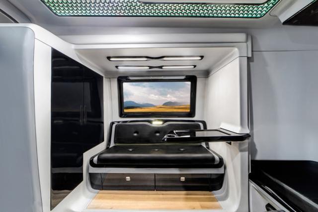 Inside Falcon... Allu Arjun’s vanity van. Inside Falcon... Allu Arjun’s vanity van.