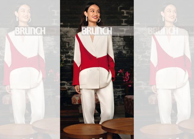 Blazer and pants, Rajesh Pratap Singh; earrings, H&M (Ankit Chawla) Blazer and pants, Rajesh Pratap Singh; earrings, H&M (Ankit Chawla)