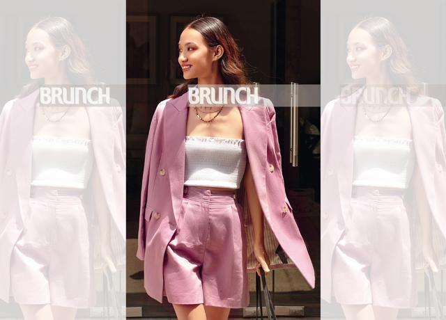 Blazer and shorts, Marks & Spencer; Tube top and necklace, H&M (Ankit Chawla) Blazer and shorts, Marks & Spencer; Tube top and necklace, H&M (Ankit Chawla)