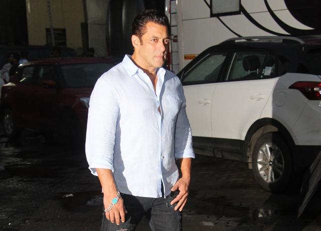 Actor Salman Khan at the screening of his film Bharat, in Mumbai. (IANS) Actor Salman Khan at the screening of his film Bharat, in Mumbai. (IANS)