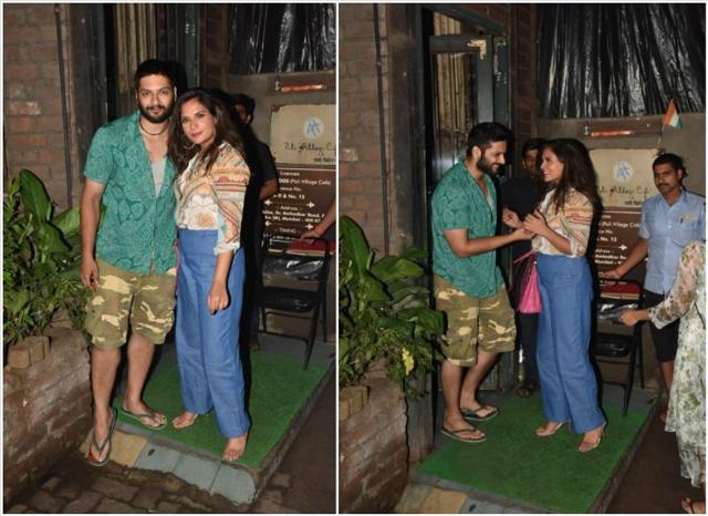 Ali Fazal and Richa Chaddha on a date night.