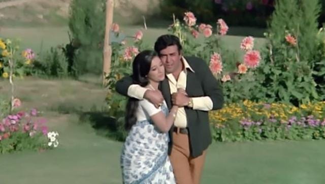 Suchitra and Sanjeev in Aandhi.