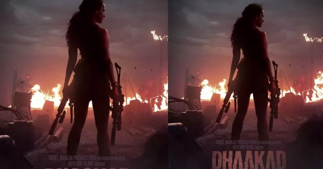 Kangana Ranaut in Dhaakad’s first poster.