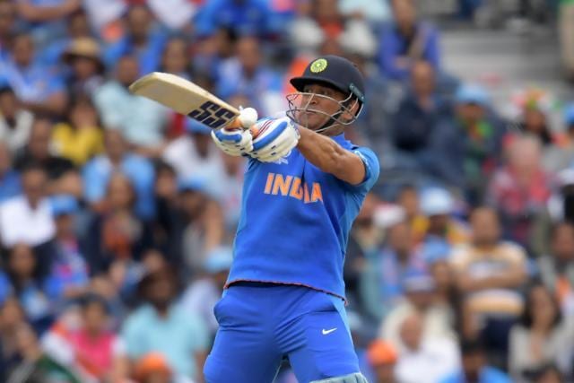 India's Mahendra Singh Dhoni plays a shot. (AFP) India's Mahendra Singh Dhoni plays a shot. (AFP)