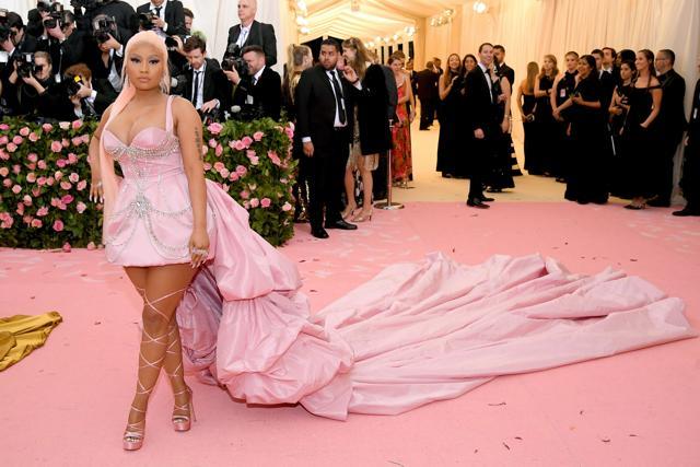 Nicki Minaj attends The 2019 Met Gala Celebrating Camp: Notes on Fashion at Metropolitan Museum of Art on May 06, 2019 in New York City. (AFP) Nicki Minaj attends The 2019 Met Gala Celebrating Camp: Notes on Fashion at Metropolitan Museum of Art on May 06, 2019 in New York City. (AFP)