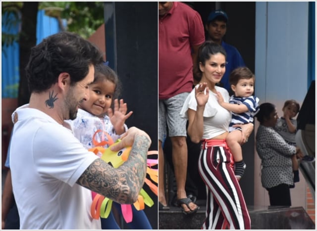 Sunny Leone with her family.