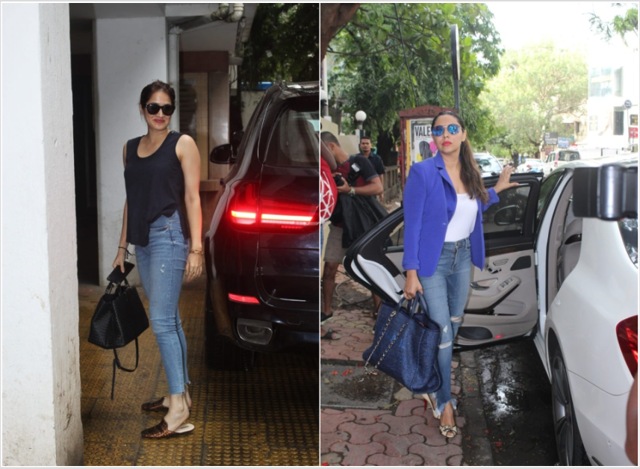 Sagarika Ghatge and Gauri Khan spotted in Mumbai.