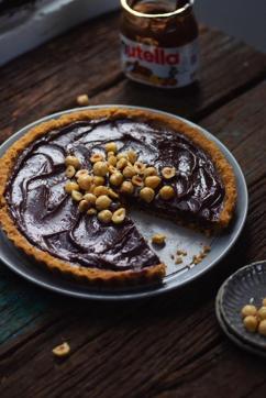 Eggless No Bake Nutella Tart (Photo: Instagram/Shivesh17) Eggless No Bake Nutella Tart (Photo: Instagram/Shivesh17)