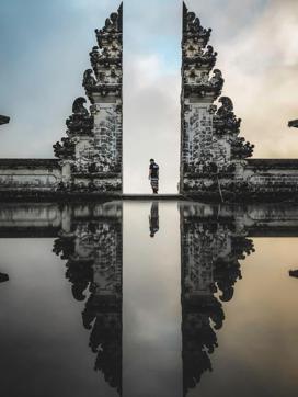 Pura Lempuyang Luhur temple located in Bali is popular among social media users as Gates of Heaven Pura Lempuyang Luhur temple located in Bali is popular among social media users as Gates of Heaven