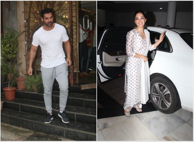 John Abraham at a salon and Kiara Advani at Manish Malhotra’s home.